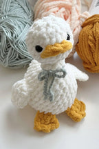 Patron crochet oie amigurumi – PDF numérique à télécharger