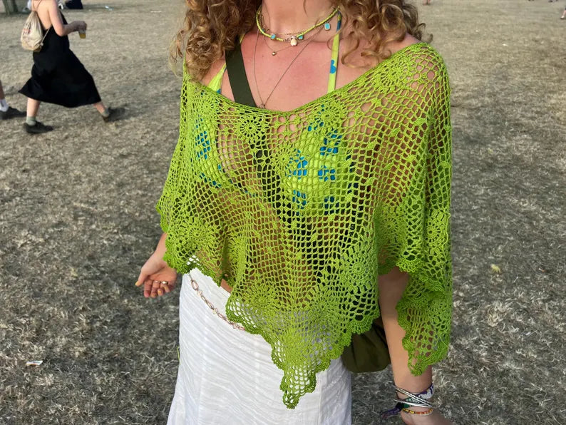 Patron Poncho Clover PDF 🍀🧶