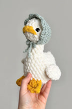 Patron crochet oie amigurumi – PDF numérique à télécharger