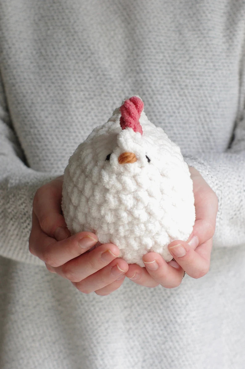 Patron crochet poule amigurumi – PDF numérique à télécharger