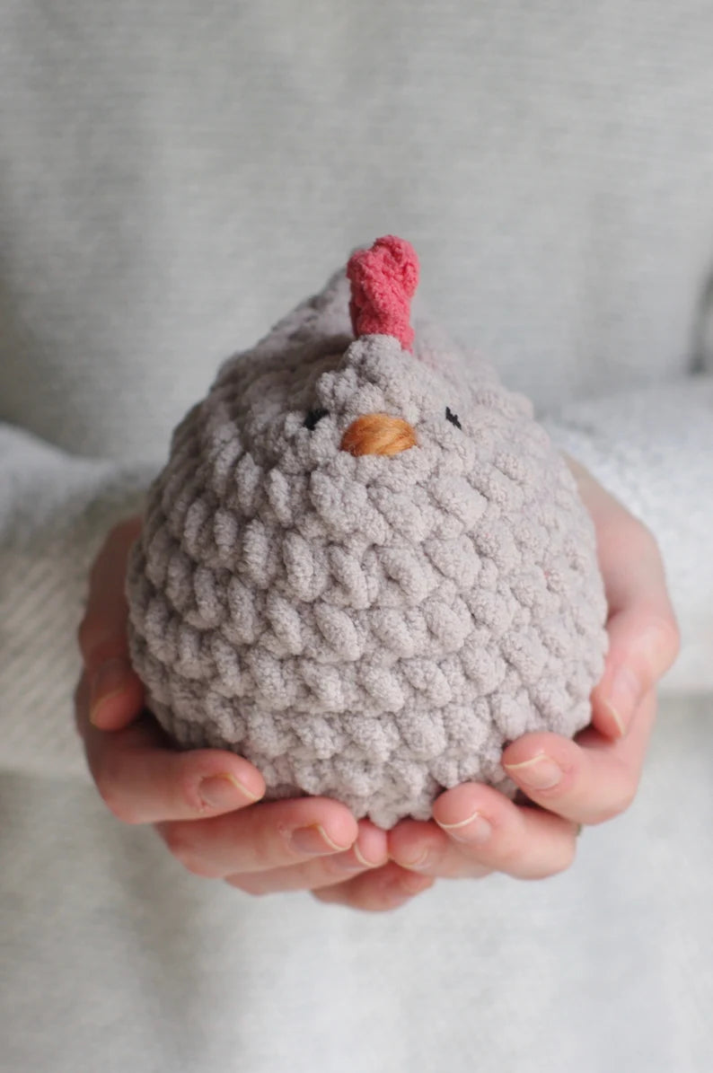 Patron crochet poule amigurumi – PDF numérique à télécharger