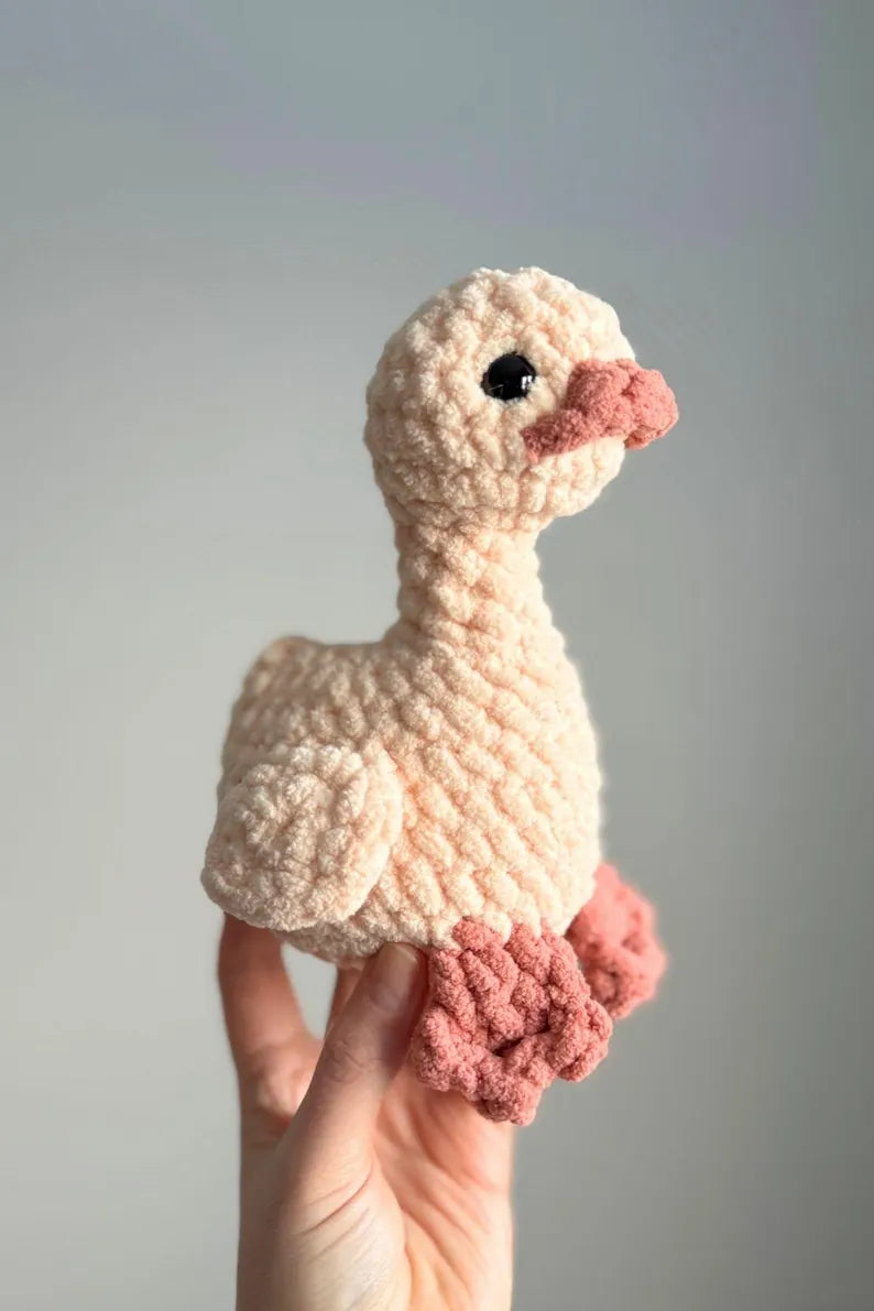 Patron crochet oie amigurumi – PDF numérique à télécharger